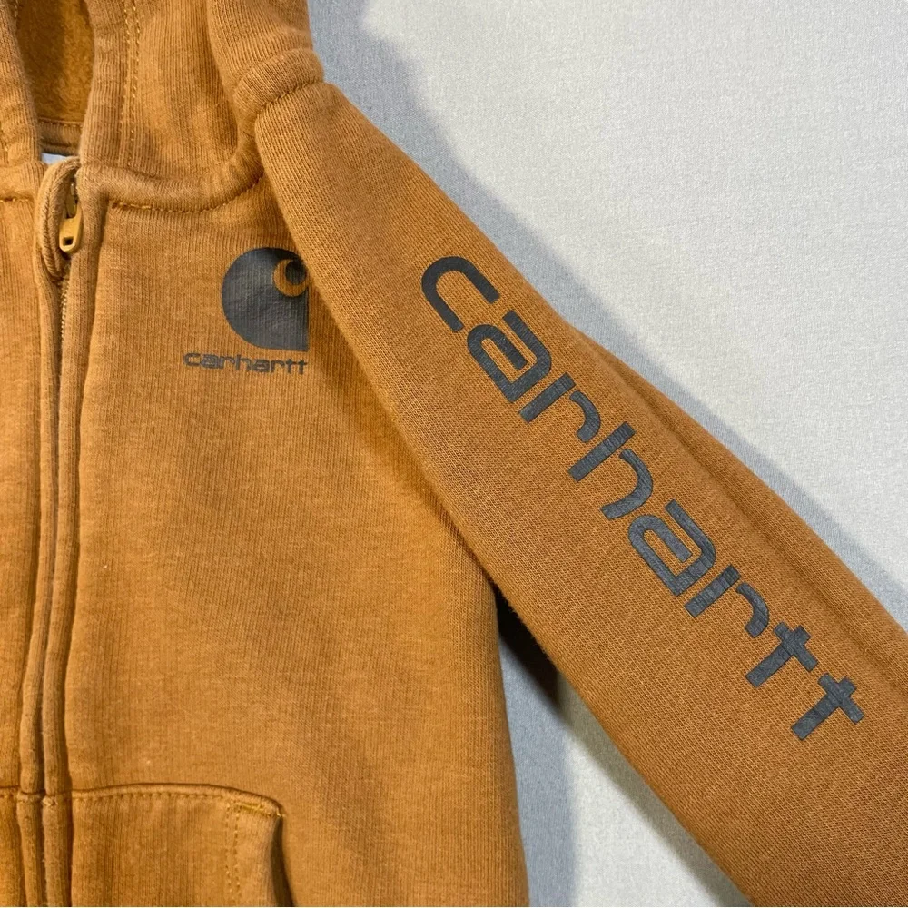 Carhartt Infant Fleece Zip Front Long Sleeve Coverall, Attached Hood - 9 Months